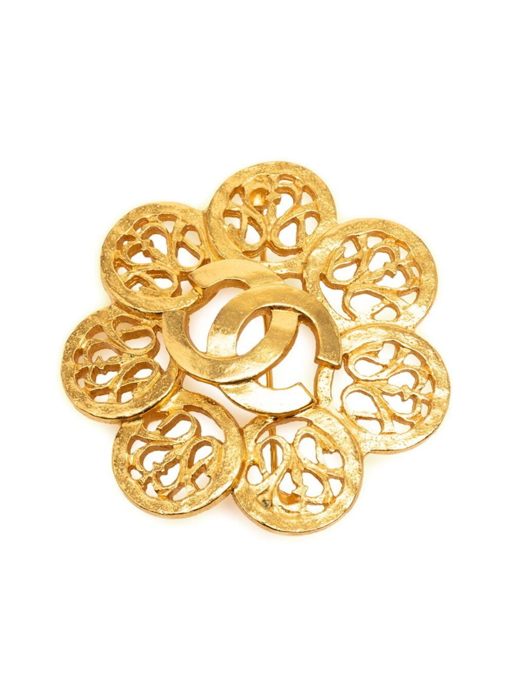 Chanel Cc Logo Brooch Metal #317615C84B